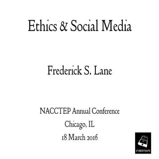 2016-03-18 Ethics & Social Media