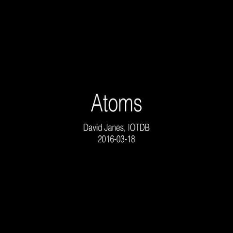Atoms - Semantic Interoperability