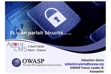 La Sécurité des CMS ? 