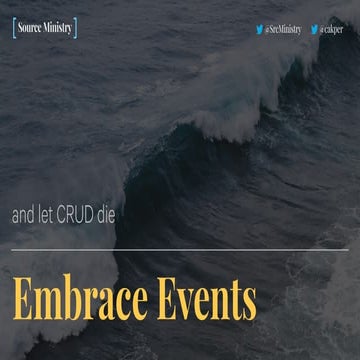 4Developers: Kacper Gunia- Embrace Events and let CRUD die