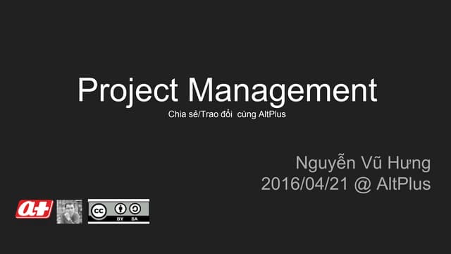 2016 04-21 Chia sẻ cùng AltPlus (về quản lý)