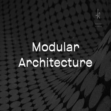 2016 Modular Architecture | PPT
