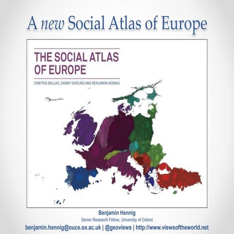 A new Social Atlas of Europe
