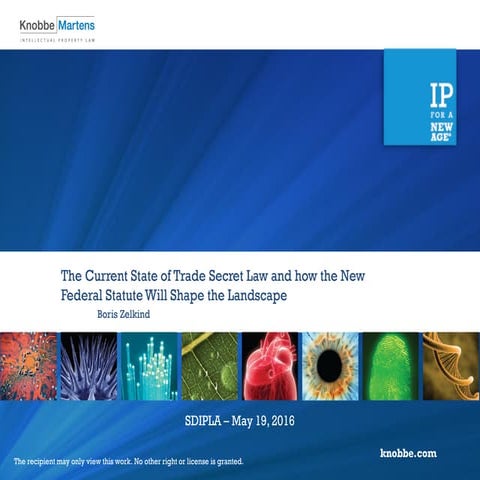 The Current State of Trade Secret Law and How the New Federal Statute Will Sh...