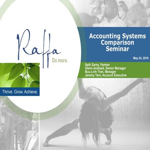 2016-05-24 Accounting Systems Comparison Seminar
