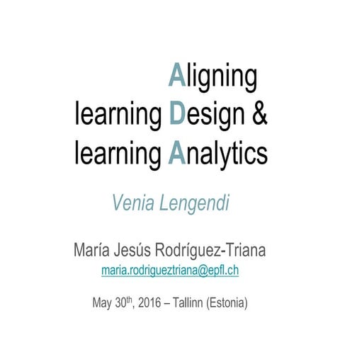 2016-05-30 Venia Legendi (CEITER): Maria Jesus Rodriguez Triana