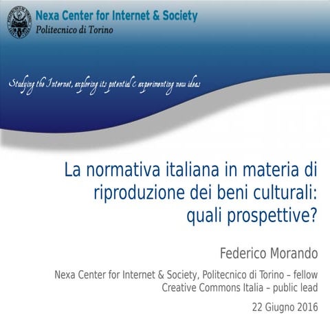 2016 06 22 Cultura libera al tempo di Wikipedia