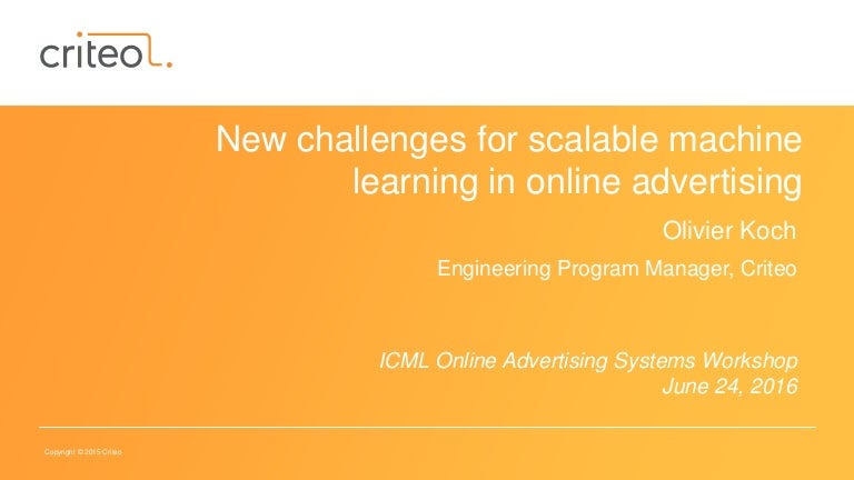 machine learning in online advertising
