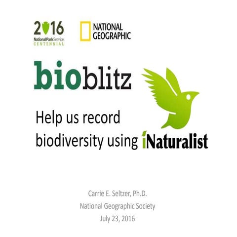 BioBlitz: Help record biodiversity using iNaturalist