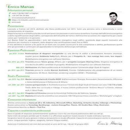 2016-07_CV - Enrico Manias | PDF