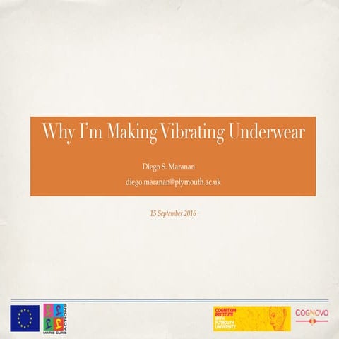 Why I'm Making Vibrating Underwear