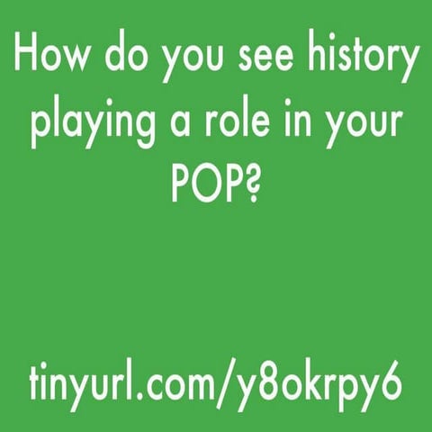 History Reflection and Intro to Annotated Bibliographies