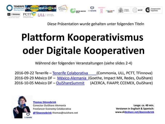 Plattform Kooperativismus als Antwort auf den Plattform Kapitalismus