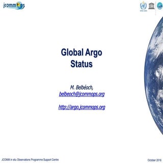 Argo Monthly Report 2016/09