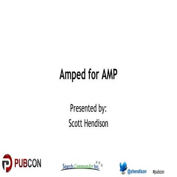 Amped for AMP at Pubcon Las Vegas 2016