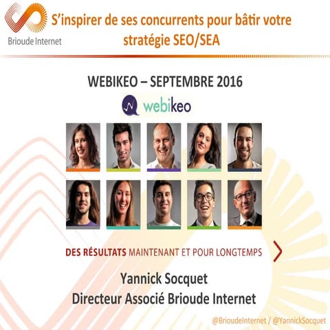 Webinar #10 : S'inspirer de ses concurrents pour bâtir sa stratégie SEO / SEA 