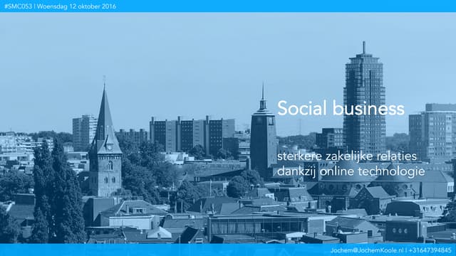 Social business - Sterkere zakelijk...