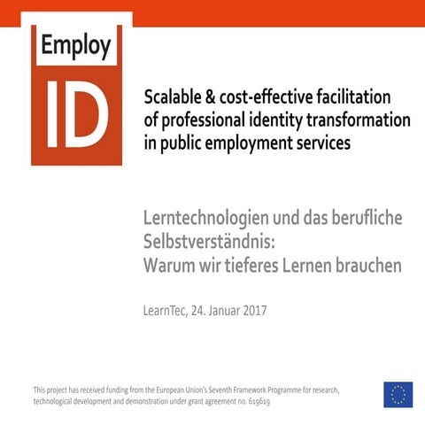 Lerntechnologien und das berufliche Selbstverständnis: Warum wir tieferes Lernen brauchen