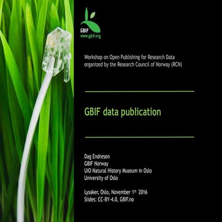 Workshop about research data archiving and open access publishing at the Rese...