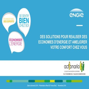 Salon actionaria présentation B2C