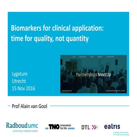 2016 11-15 Lygature partnership meetup, Utrecht, Alain van Gool