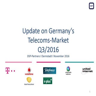 German Telecoms Market Q3/2016