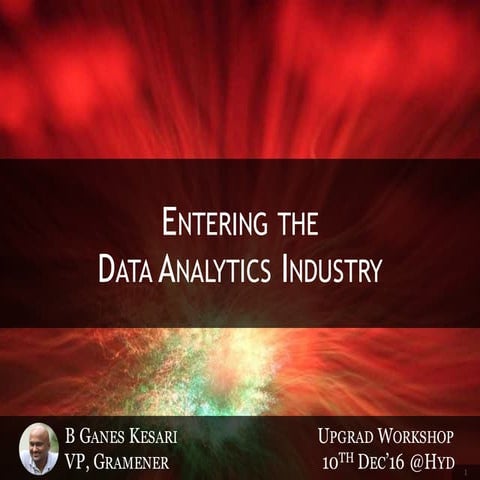 Entering the Data Analytics industry