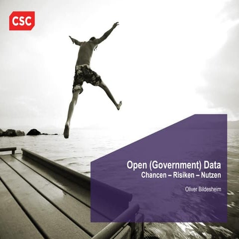 Open (Government) Data | Chancen - Risiken - Nutzen