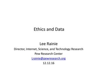 Ethics and Big Data 