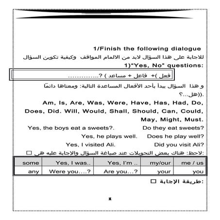 موقع ملزمتي - مراجعة كتاب Hello للصف الأول الثانوي