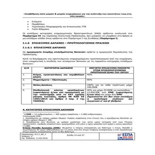 Επιλέξιμες δαπάνες για το πρόγραμμα...