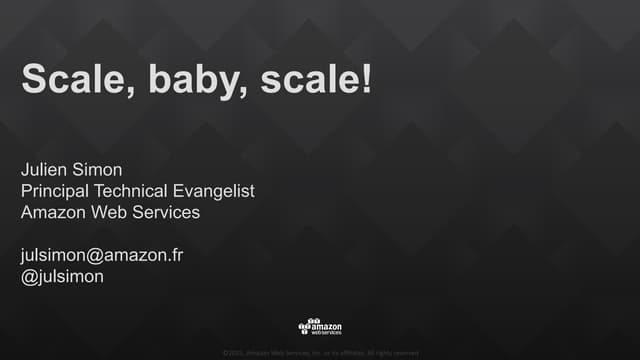 "How to optimize the architecture of your platform" by Julien Simon