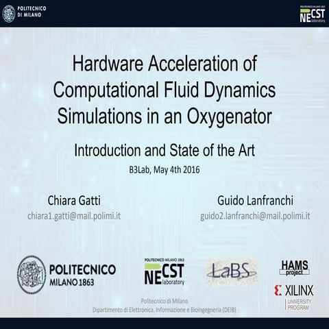 Hardware Acceleration of Computional Fluid Dynamics SImulations in an Oxygena...