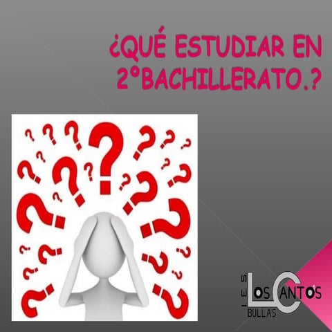 2016. orientación académica y profesional. 1 bach  2bachppt