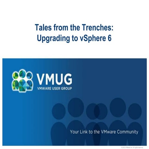 2016.05.23   wivmug user con - vsphere 6 upgrade