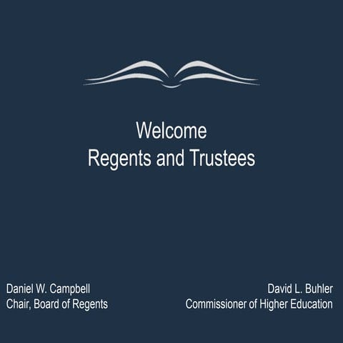 July 14, 2016 - Regents and Trustees Meeting, Southern Utah University