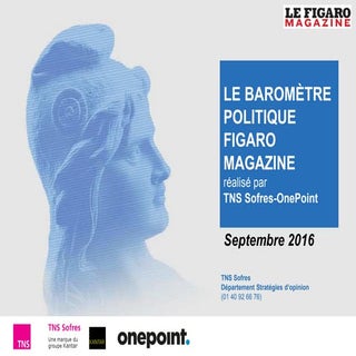 Baromètre politique (septembre 2016)