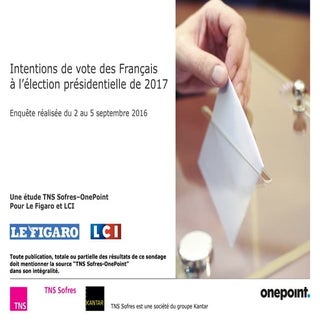 Présidentielle 2017 : Intentions de...
