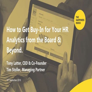 How to get buy-in for your people analytics from the boardroom and beyond.