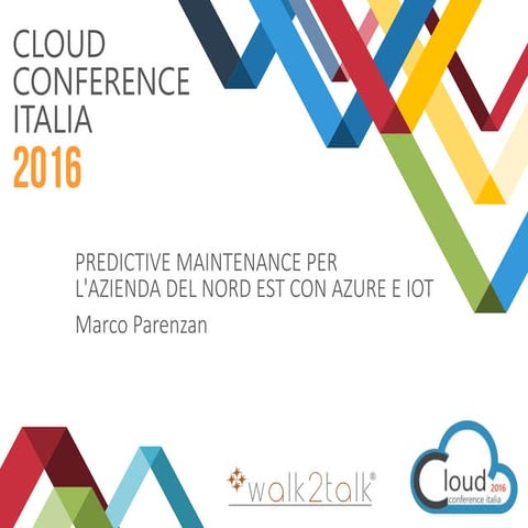 Predictive Maintenance per le aziende del nord-est con Azure e IoT