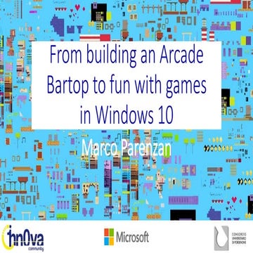 From building an Arcade Bartop to fun with games in Windows 10