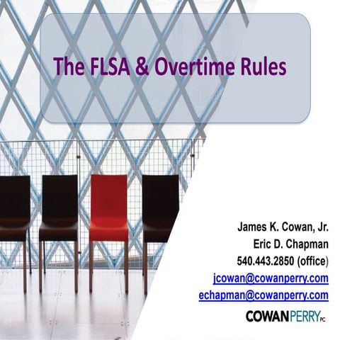 The FLSA & Overtime Rules