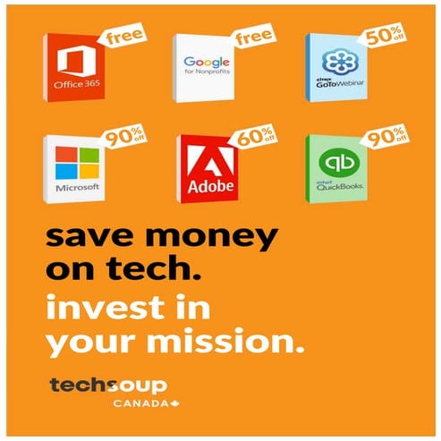 TechSoup Canada Postcard - English