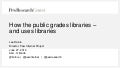 How the public grades libraries – and uses libraries