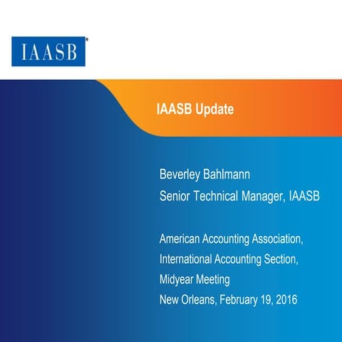 IAASB Update