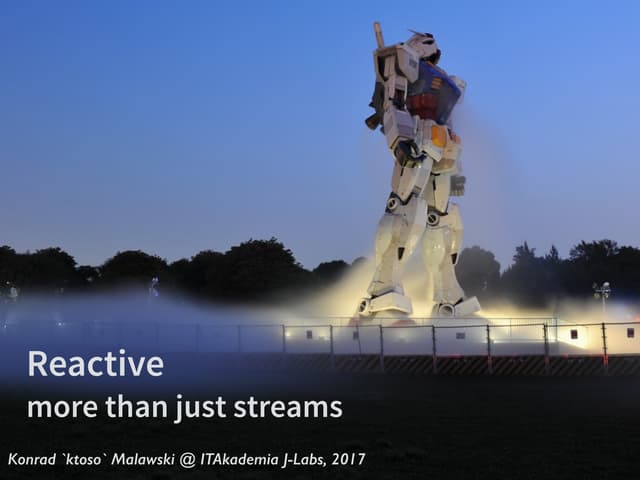 Not Only Streams for Akademia JLabs