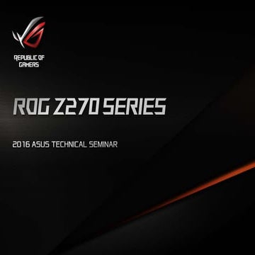 ASUS 200 Series Motherboard