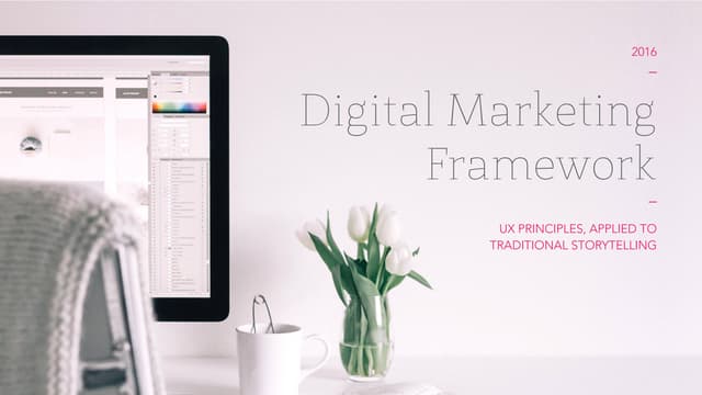 2016 Digital Marketing Framework