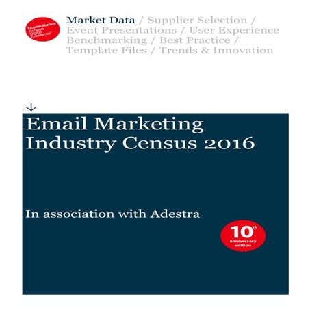 Email Marketing Industry Census 2016