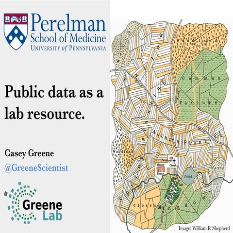 Public data as a lab resource.